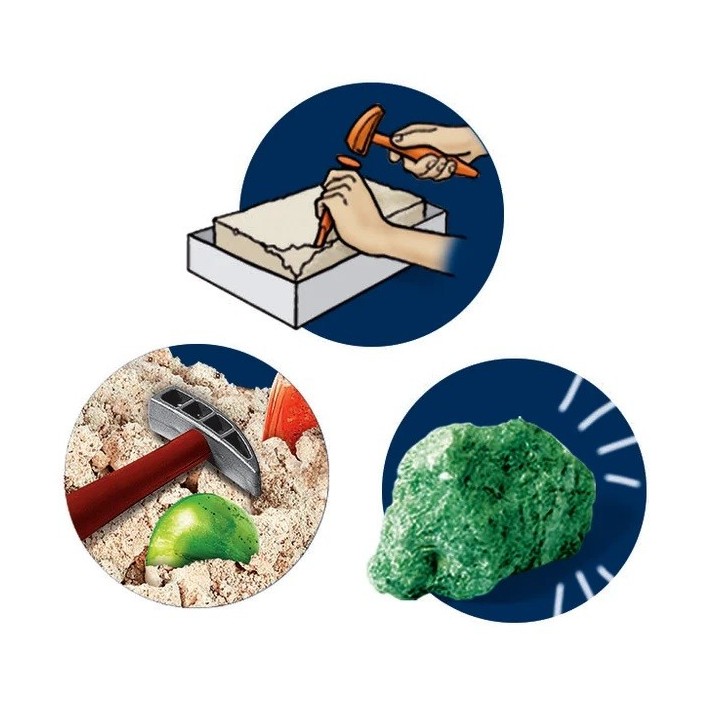 Display 14 Mini Kits Rocas y Minerales | Manualidades | Coleccionable