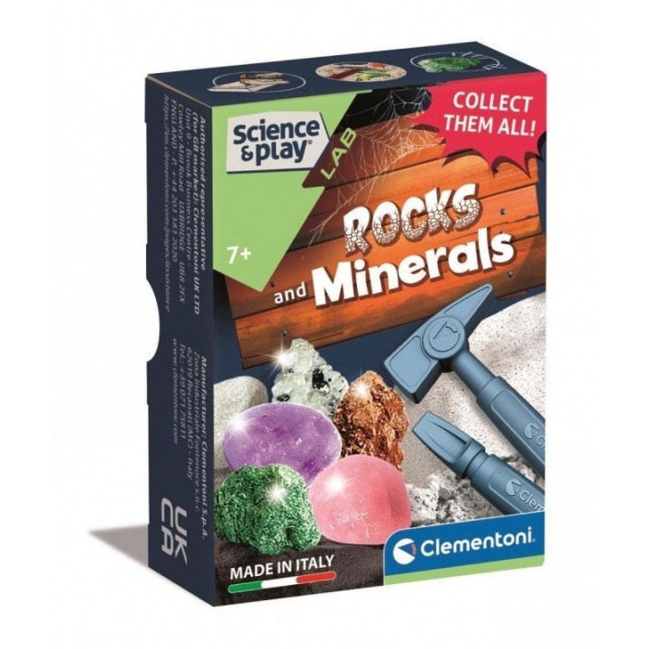 Display 14 Mini Kits Rocas y Minerales | Manualidades | Coleccionable