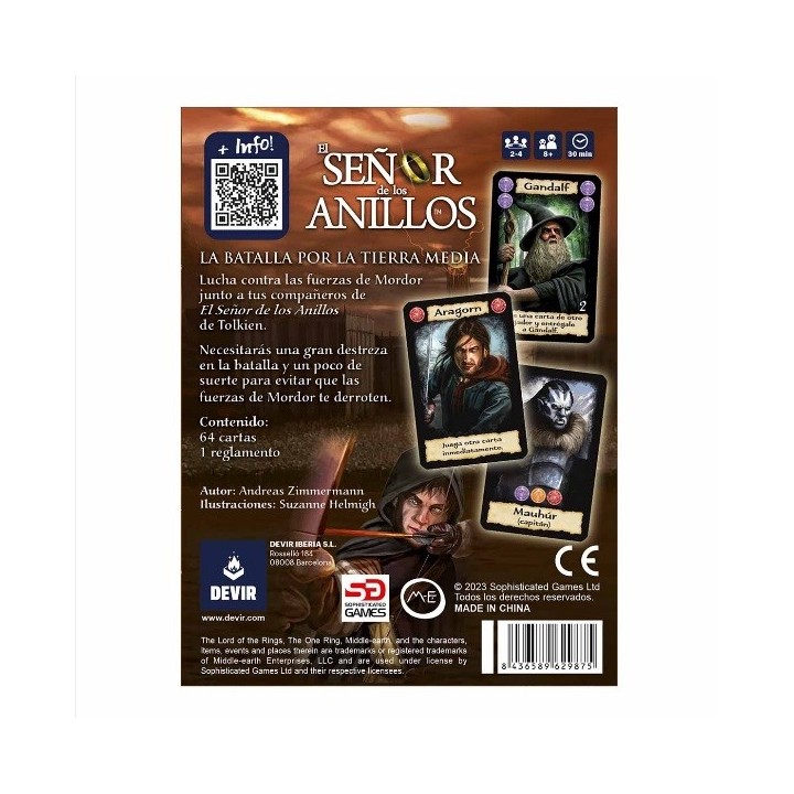 El Señor de los Anillos - Cartas la Batalla por la Tierra Media | Juego de Cartas Familiar | Comprar Online