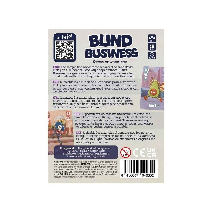 Blind Business | Juego de Cartas Familiar | Comprar Online