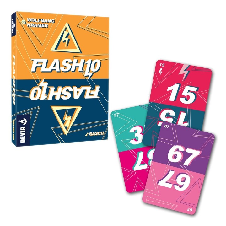 Flash 10 | Juego de Cartas Familiar | Juego de Viaje