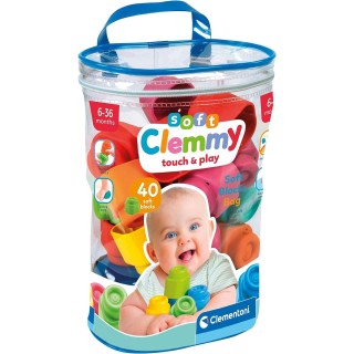 Clemmy Bolsa de 40 Piezas | Juguete Bebé | Set Construcción