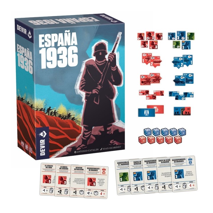 España 1936 | Juego de Mesa Estrategia | Edición Coleccionista