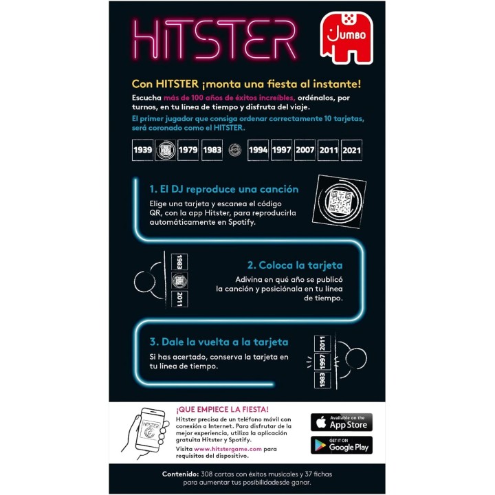 Hitster | Juego de Cartas Familiar | Comprar Online
