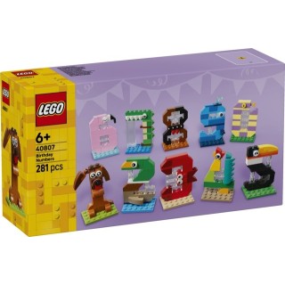 LEGO NUMERO DE CUMPLEAÑOS