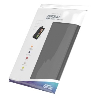 ALBUM ZIPFOLIO 360 18-POCKET XENOSKIN GRIS