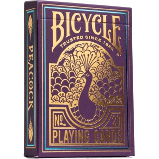 NAIPES - BARAJA BICYCLE PURPLE PEACOCK