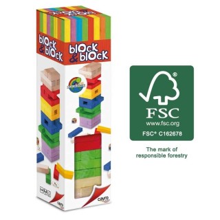 BLOCK A BLOCK COLORES INFANTIL XL MADERA FSC