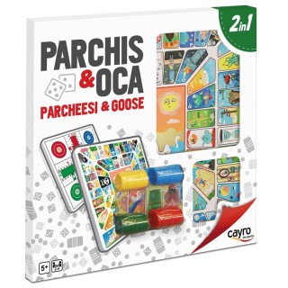 PARCHIS - OCA CON ACCESORIOS 40x40cm