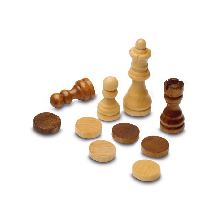 3 EN 1 AJEDREZ - DAMAS - BACKGAMMON