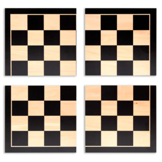 TABLERO AJEDREZ DIVISIBLE / IMANTADO NEGRO PRO SERIES 40X40