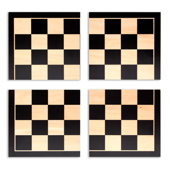 TABLERO AJEDREZ DIVISIBLE / IMANTADO NEGRO PRO SERIES 40X40