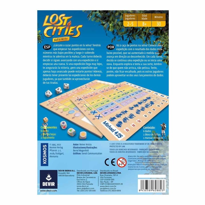LOST CITIES ROLL&WRITE