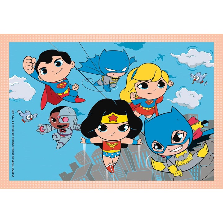 PUZZLE 4 EN 1 DC SUPERFRIENDS
