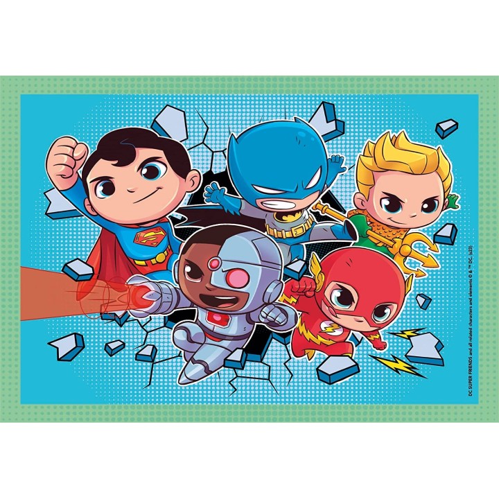 PUZZLE 4 EN 1 DC SUPERFRIENDS