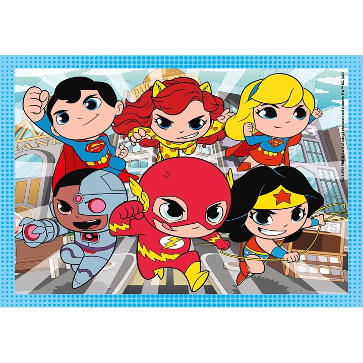 PUZZLE 4 EN 1 DC SUPERFRIENDS