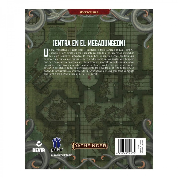 PATHFINDER 2ª ED. - LAS BÓVEDAS DE LA ABOMINACIÓN