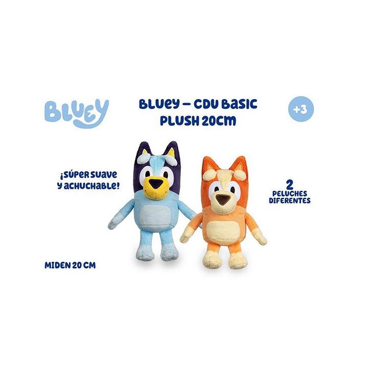 PELUCHE BLUEY BASIC PLUSH 20 CM
