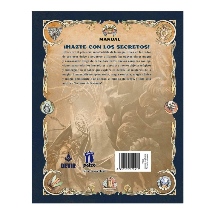PATHFINDER 2ª ED. SECRETOS DE LA MAGIA