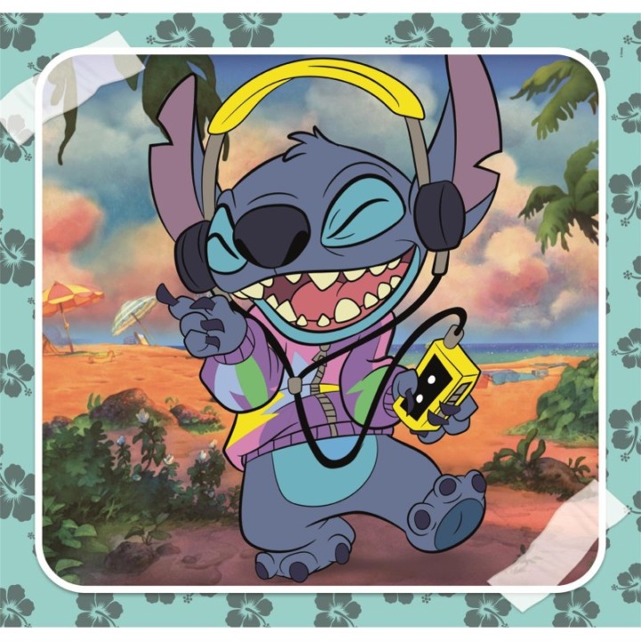 PUZZLE 3X48 PZAS SQUARE STITCH DISNEY
