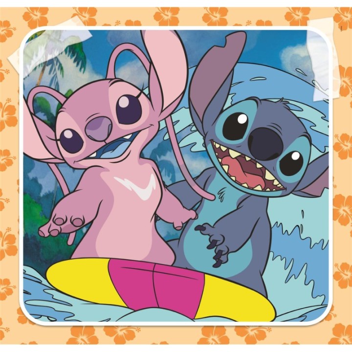 PUZZLE 3X48 PZAS SQUARE STITCH DISNEY